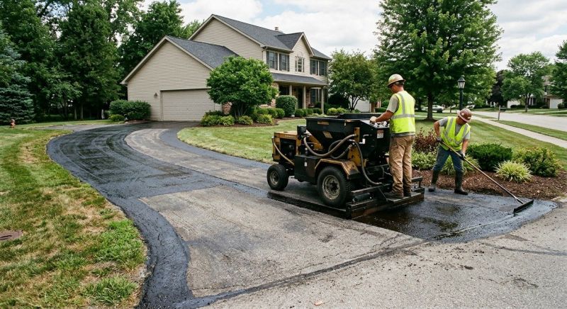 Asphalt Driveway Resurfacing in Columbus, OH