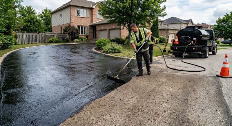 Asphalt Driveway Sealing in Columbus, OH
