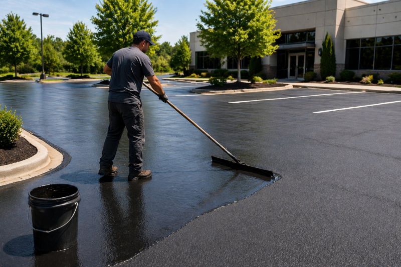 Asphalt Parking Lot Sealing in San Antonio, TX