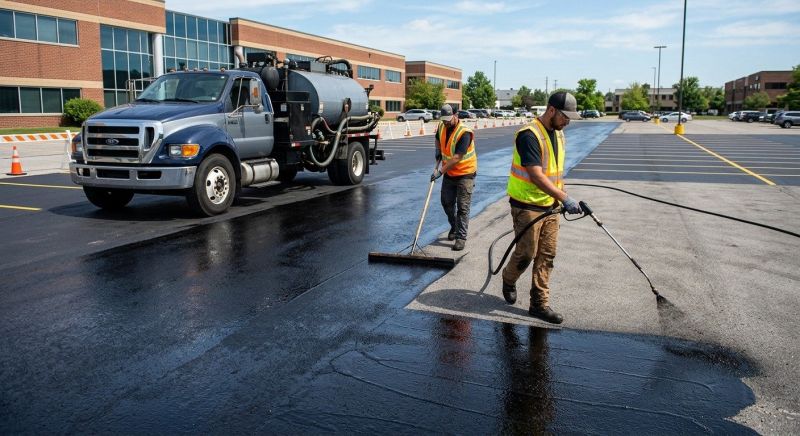 Asphalt Parking Lot Sealing in Sarasota, FL