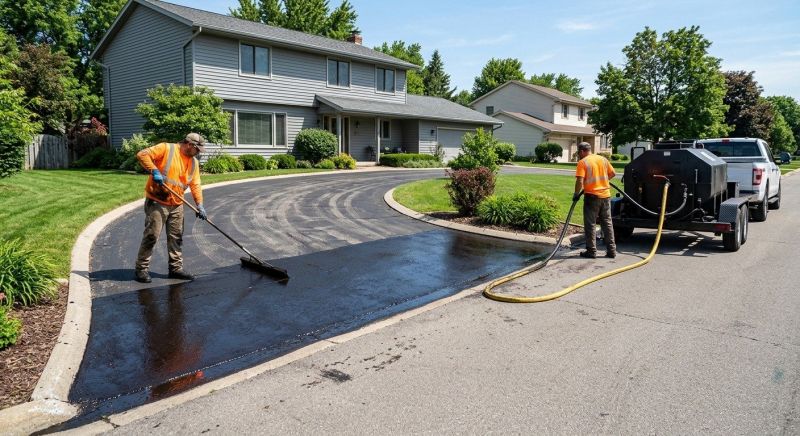 Asphalt Recoating in Grand Rapids, MI
