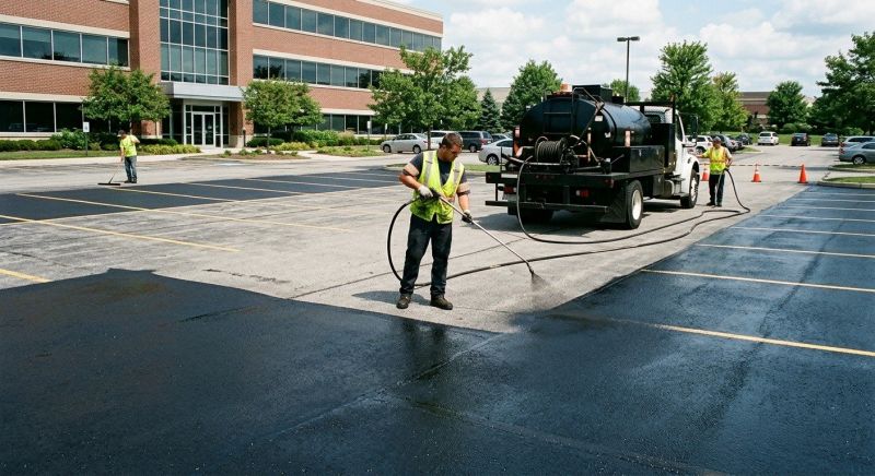Church Parking Lot Sealcoating in Denver, CO