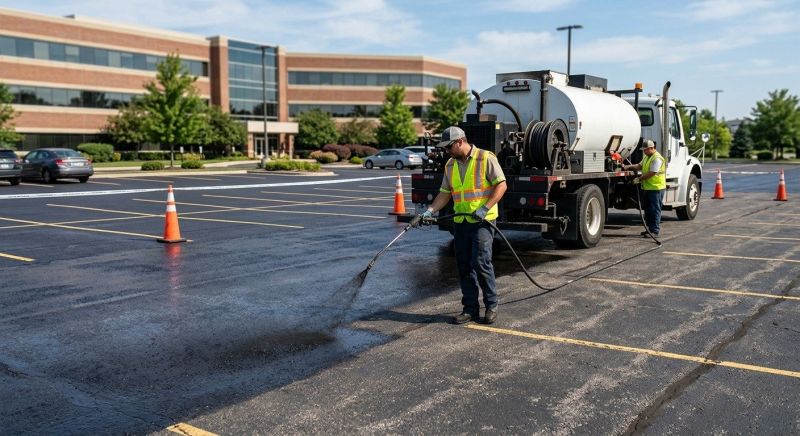 Commercial Parking Lot Sealing in Fort Collins, CO