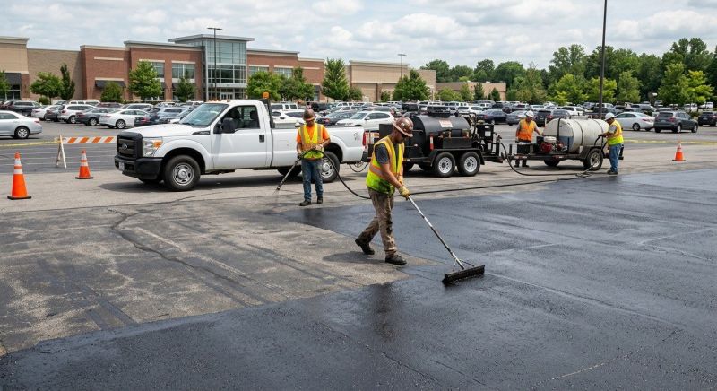 Commercial Parking Lot Sealing in San Antonio, TX