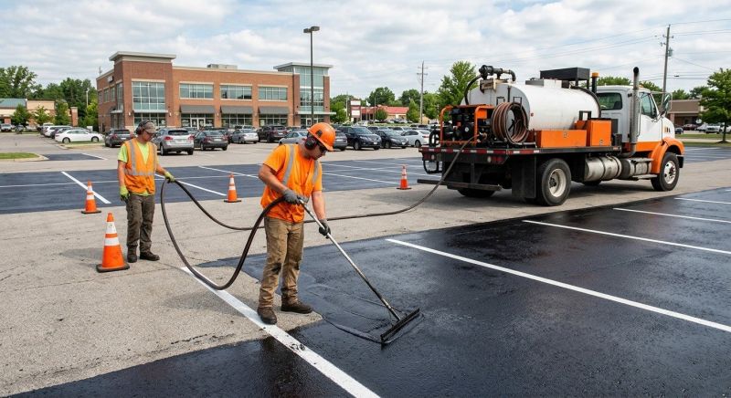 Commercial Parking Lot Sealing in Greenville, SC