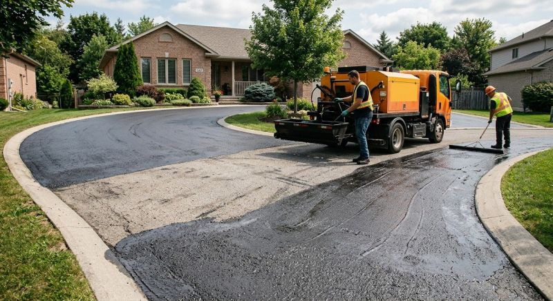 Driveway Slurry Sealing in Greenville, SC