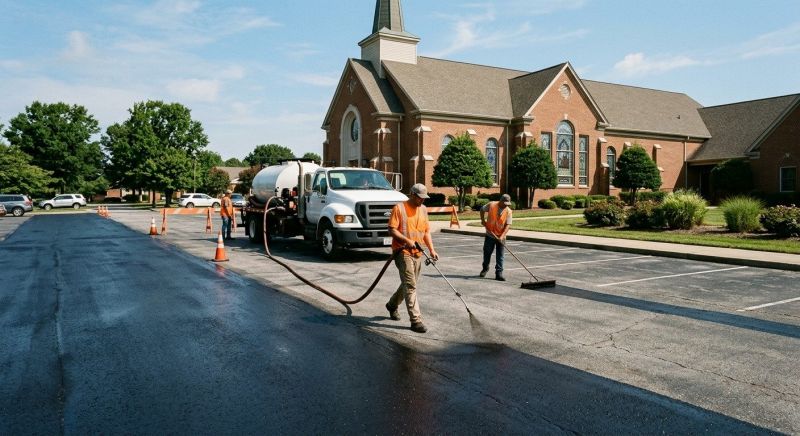 Parking Lot Resurfacing in Denver, CO