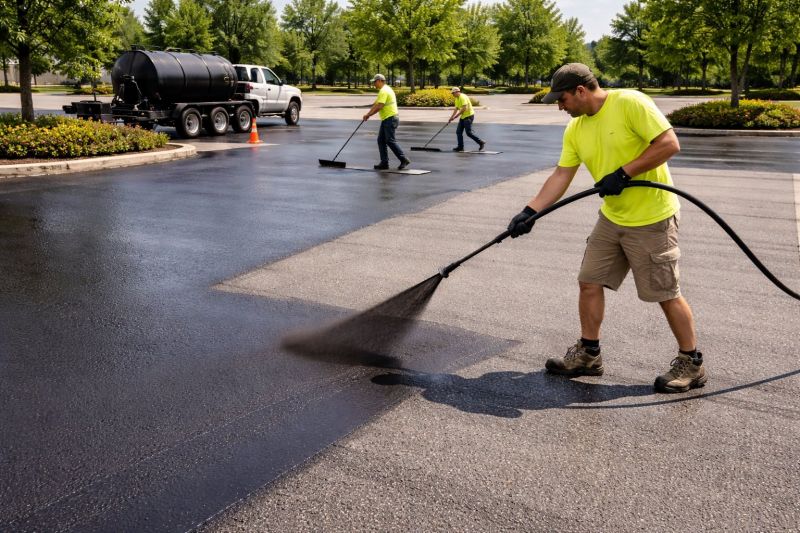 Parking Lot Sealcoating in Columbus, OH