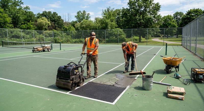 Sports Court Resurfacing in Grand Rapids, MI