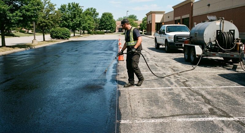 Church Parking Lot Sealcoating in Denver, CO