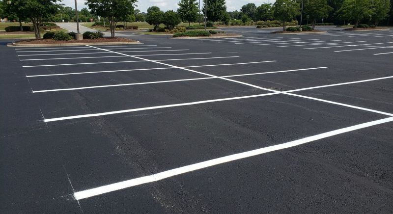 Parking Area Striping in Suwanee, GA
