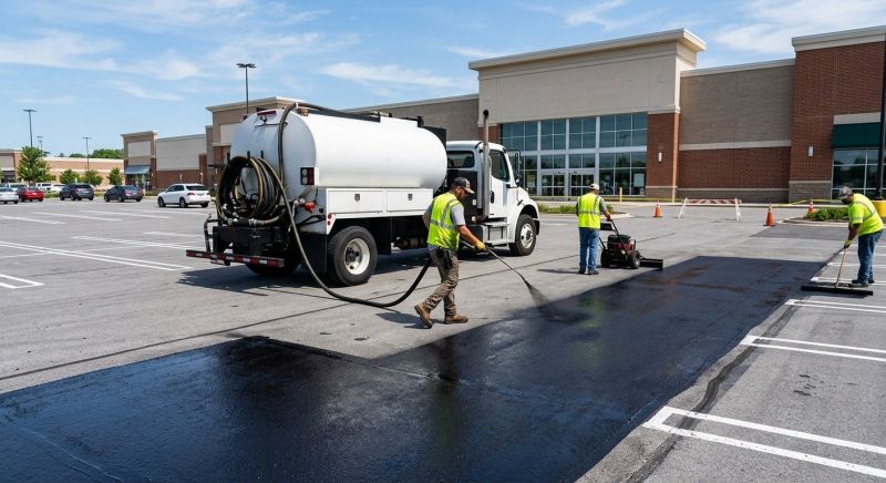 Parking Lot Sealcoating in San Antonio, TX